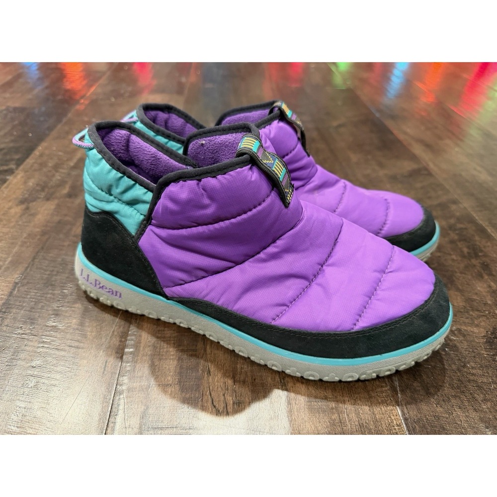 LL Bean Boots Mens‎ 10 Teal, Green, Purple Classic Quilted Outdoor Booties